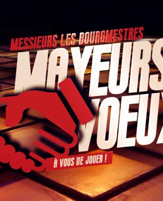 Mayeurs Voeux : Bruno Lambert (Beaumont) - Jean-Marc Monin (Momignies)