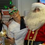 Un air de fête dans les couloirs de l’hôpital Léonard de Vinci