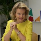 La Reine Mathilde était au Campus UCharleroi pour découvrir les formations en santé qui intègrent l'IA
