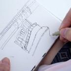 L'urban sketching s'est invité au chantier naval lupipontain