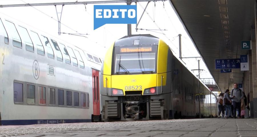 Edito: stimuler l'utilisation du train, mais pas en deux minutes