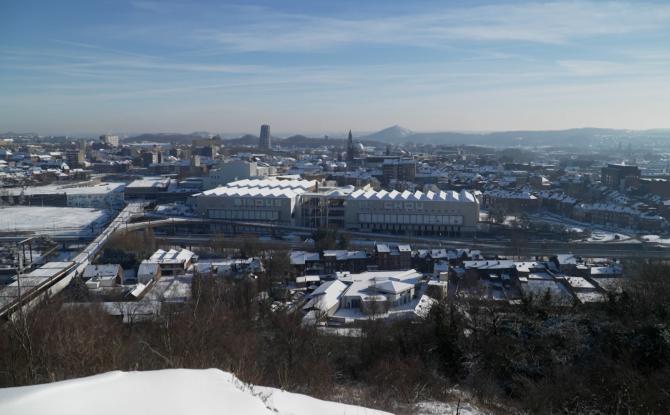 Neige : on a profité de la vue au sommet du terril des Piges