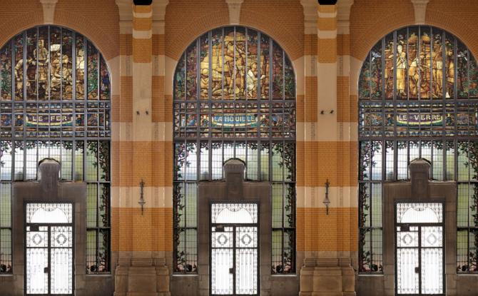 Les vitraux du bâtiment Zénobe Gramme bientôt de retour