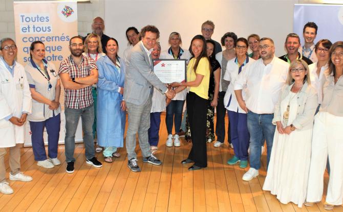 Auvelais : Un centre hospitalier reconnu pour mettre les patients au coeur du dispositif de soin