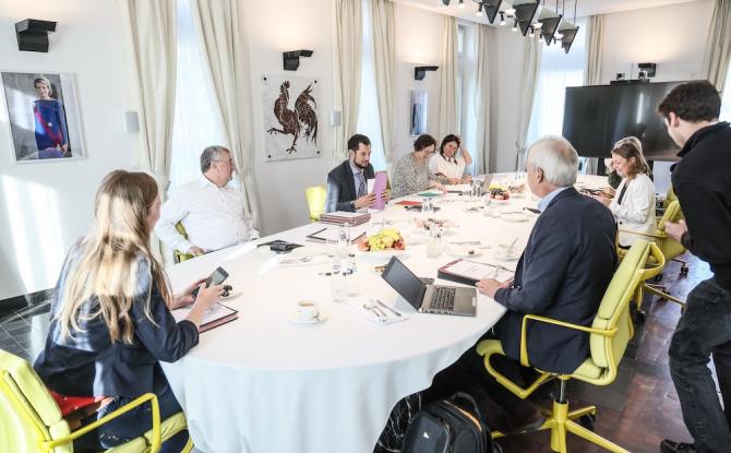 Rentrée ensoleillée pour le nouveau gouvernement wallon