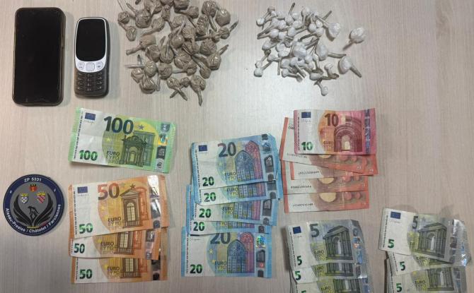 Aiseau-Presles : saisie liée à un trafic sur la voie publique