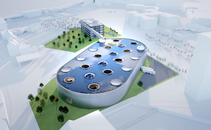 Marcinelle : visite exclusive du chantier de la Megafactory de l'Aerospacelab