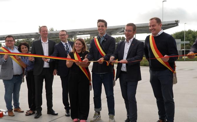 TEC : Inauguration d’un dépôt électrique à Jumet