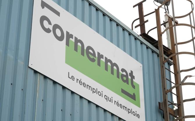Un magasin de matériaux recyclés et d’occasion sur le site de Duferco à Marchienne