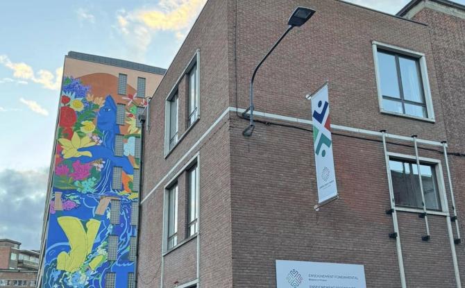 Charleroi : l'institut Saint André à manifesté hier à sa manière