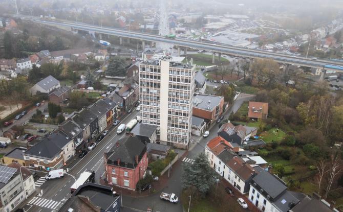 Un immeuble à Couillet menace de s’effondrer