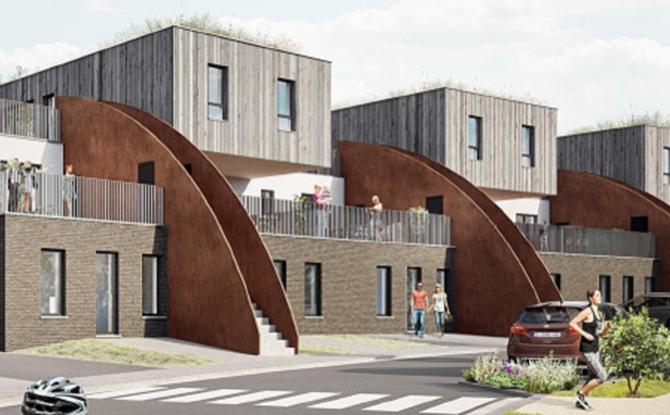 La Sambrienne pose la première pierre de 42 nouveaux logements