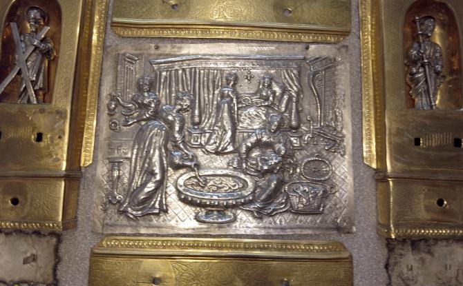 Cure de jouvence pour la châsse de Sainte Rolende