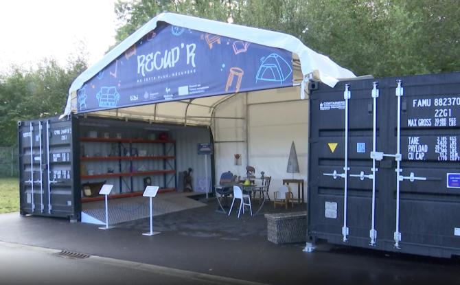 Nouvel espace Récup’R au recyparc de Farciennes/Aiseau-Presles/Châtelet