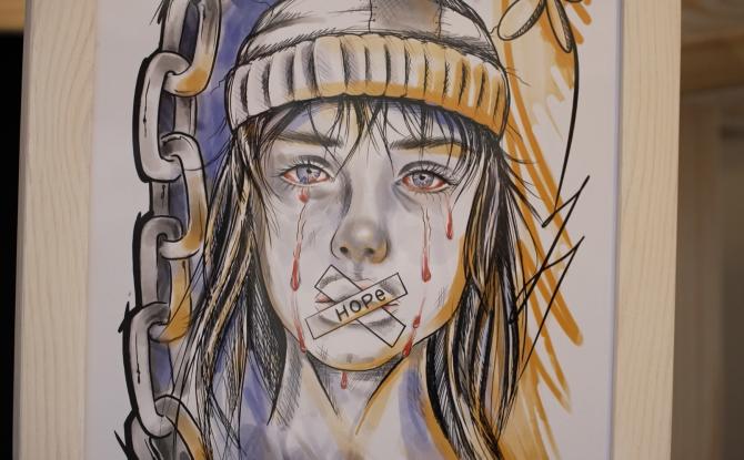 Découverte d'une exposition éphémère de tatouages au CEME de Dampremy