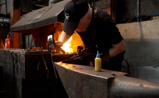 Saint-Valentin au Bois du Cazier : des cœurs…en fer forgé