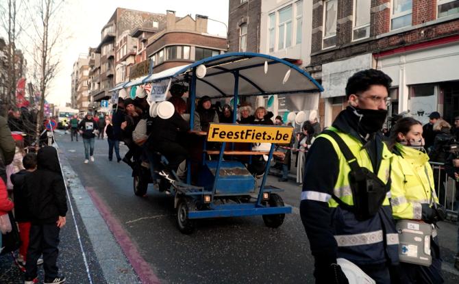 Télésambre en roue libre au Carnaval de Charleroi
