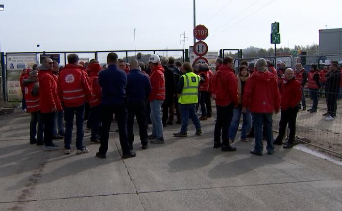 Farciennes : La FGTB sur le chantier du centre de données de Google pour dénoncer le dumping social