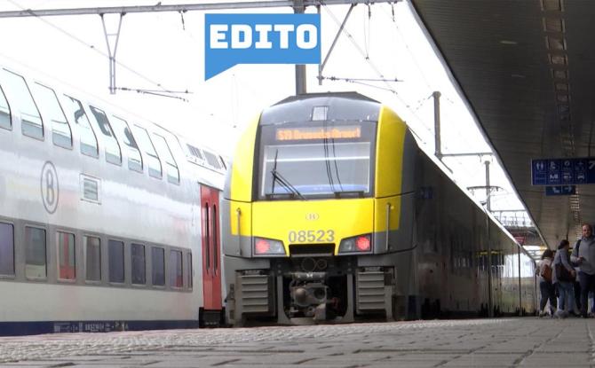 Edito: stimuler l'utilisation du train, mais pas en deux minutes