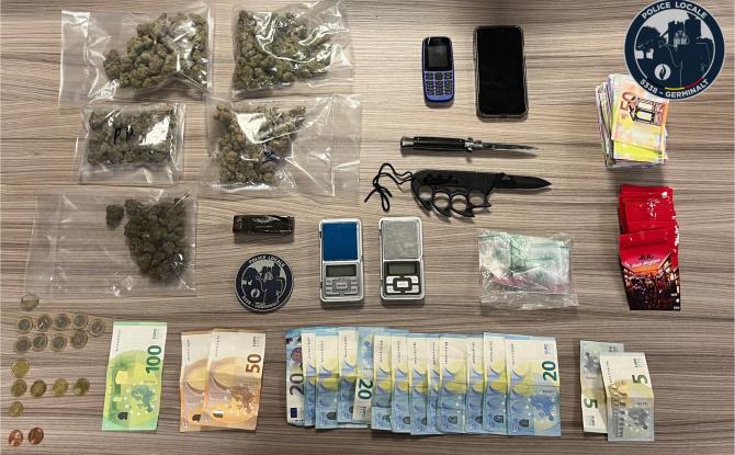 Joli coup de filet de la police locale Germinalt