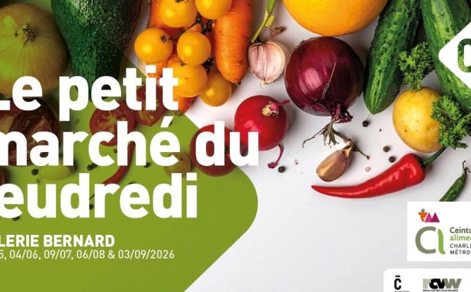 Le local s'invite en ville avec son petit marché du jeudredi