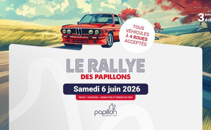 Solidarité : La 3ème édition du Rallye des Papillons arrive bientôt