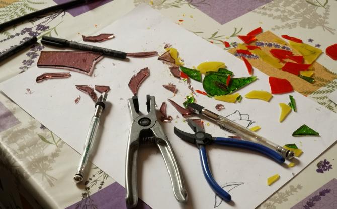 Lobbes : un atelier vitrail pour s’initier à ce savoir-faire artistique