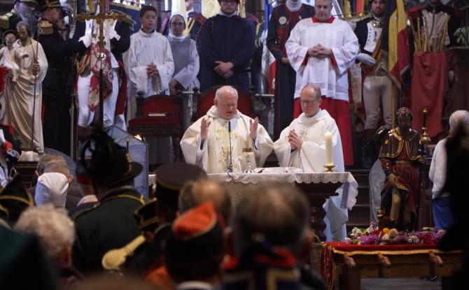 Thuin : au coeur de la Grand-Messe Militaire de la Saint-Roch
