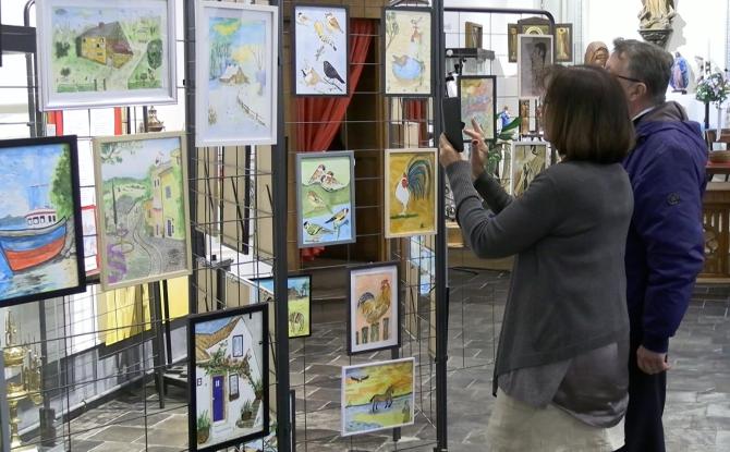 C Local : expo Jean-Pierre Lorand à l'Eglise de l'Assomption à Farciennes