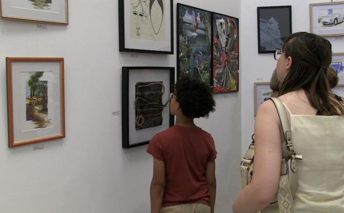C Local : vernissage de l'expo " Salut les Artistes" au Point 9