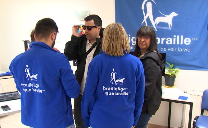 L'antenne carolo de la Ligue Braille a ouvert ses portes au public