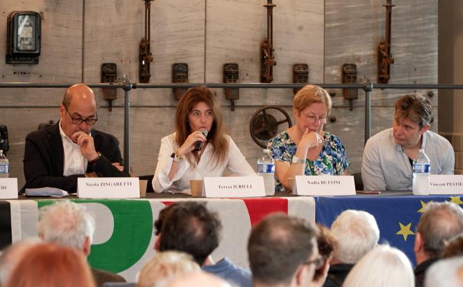 La Fédération belge du Parti Démocratique italien était réunie au Bois du Cazier