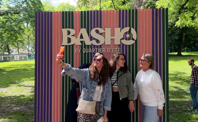 Charleroi : Ambiance au coeur du Basho by Quartier d'Été dans le Parc Reine Astrid