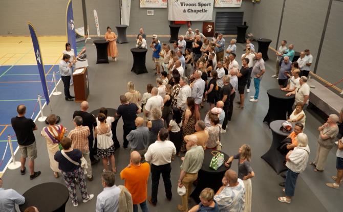Chapelle-lez-Herlaimont inaugure son nouveau complexe sportif