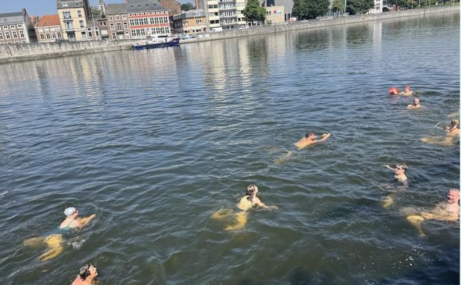 Les Belges invités à plonger dans les rivières pour réclamer une eau plus propre