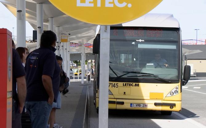LETEC double son offre vers l'aéroport à partir de la gare de Charleroi Central